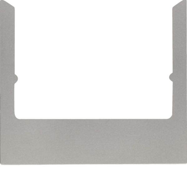 Design frame for KNX Touch Control 3.5", sharp edges, stainless steel, mat image 1