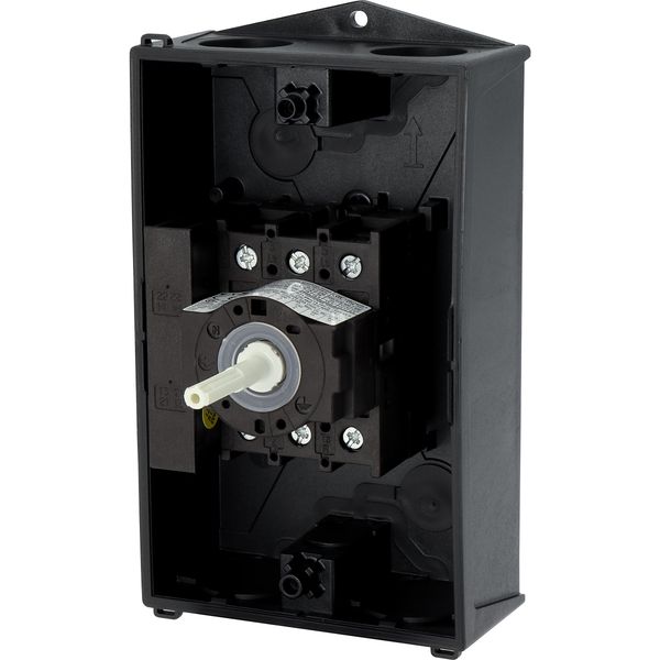 P1-25/I2-SI/HI11-SW Safety switch, P1, 25 A, 3 pole, 1 N/O, 1 N/C, STOP function, With black rotary handle and locking ring, Lockable in position 0 with cover interlock, image 15