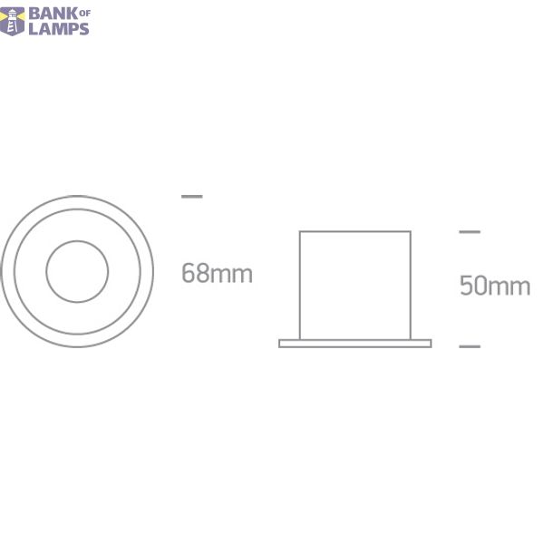 WHITE GU10 10W DARK LIGHT image 2