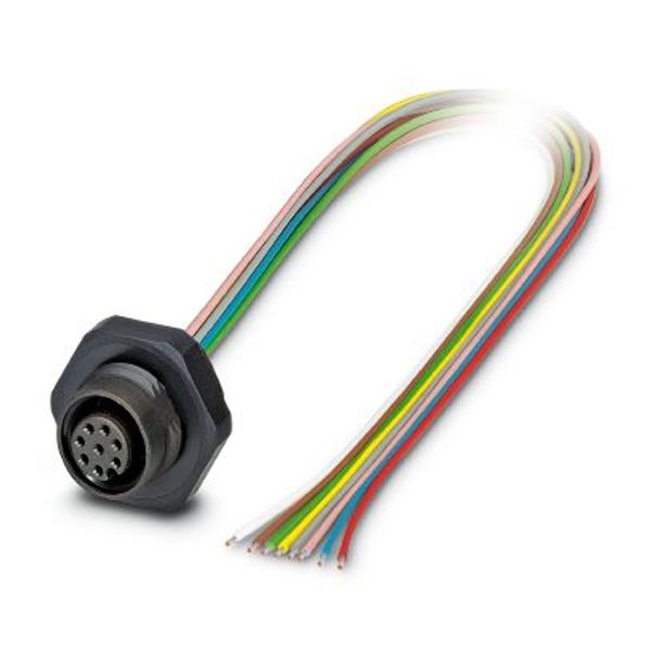 SACC-DSI-M12FS-8CON-PG9/0,5 P - Device connector, rear mounting image 2