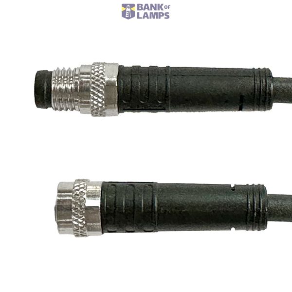 Sensor Kabel, 10m, PUR, M8 Sensorbuchse, 3-polig/M8 Sensorstecker, 3-polig, 24V DC image 1