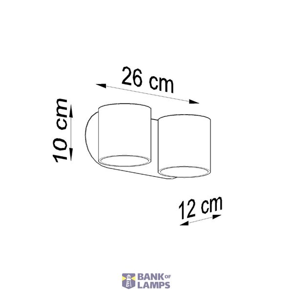 WALL LAMP ORBIS 2 BLACK G9 2X40W IP20 image 7
