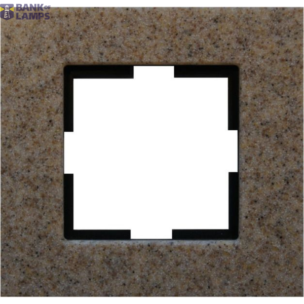 Novella Accessory Corian - Sandstone One Gang Frame image 1