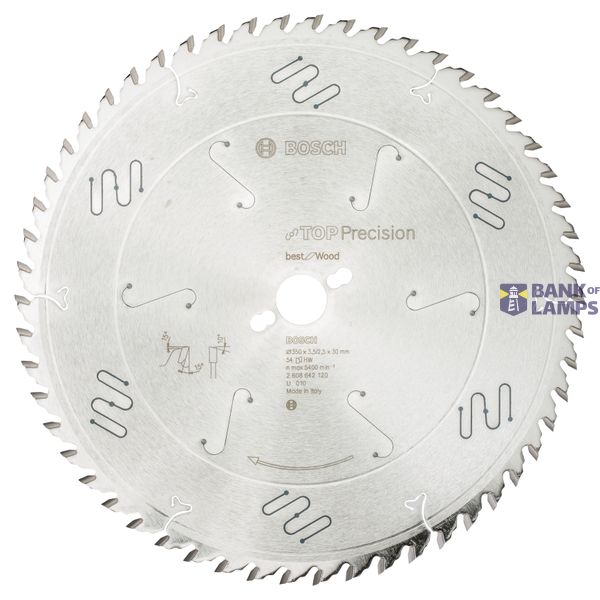 Top Precision Best for Wood circular saw blade 350 x 30 x 3,5 mm, 54 image 1