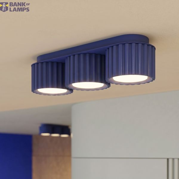 Ceiling lamp AURA 3 ultramarine Gx53 image 4