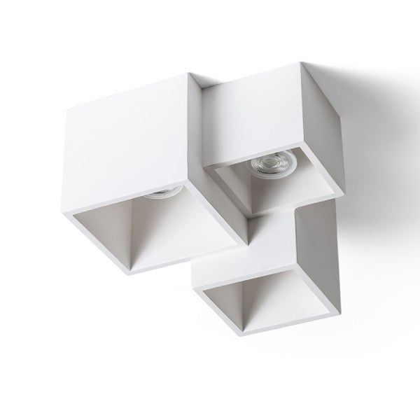 JACK III ceiling plaster 230V LED GU10 3x5W image 1