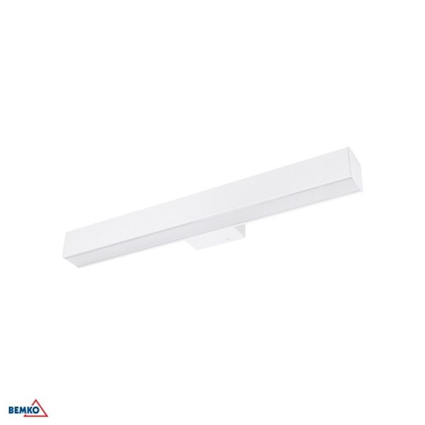 LED LINEAR FIXTURE 56CM 15W 4K WHITE COVER PC MICRO image 1