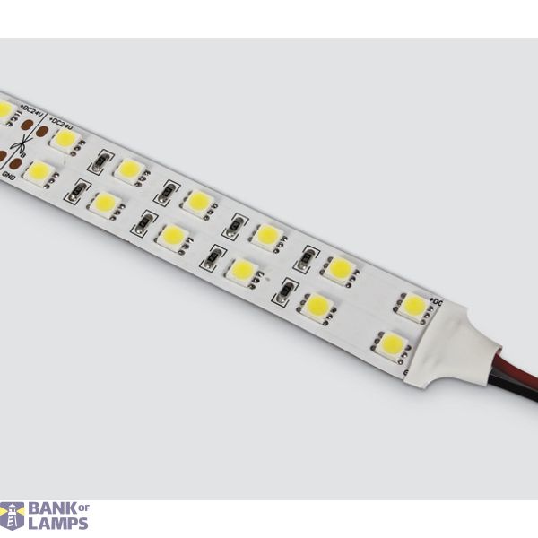 DOUBLE LED STRIP 24V WW 5m ROLL 28,8W/m IP20 image 1