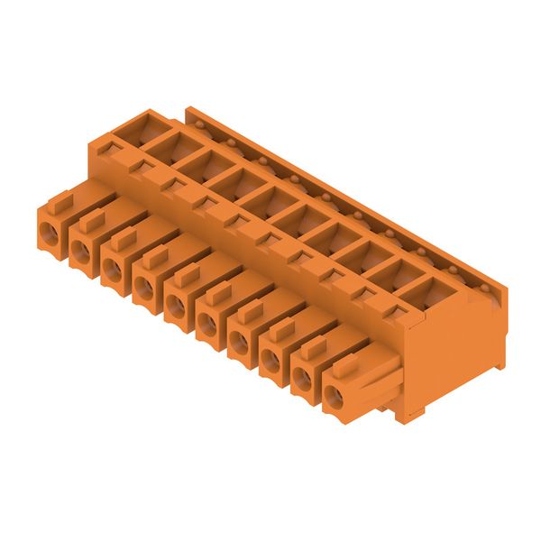 PCB plug-in connector, female plug, 3.81 mm, Number of poles: 10, 90°, Clamping yoke connection, Clamping range, max. : 1.5 mm², Box image 4