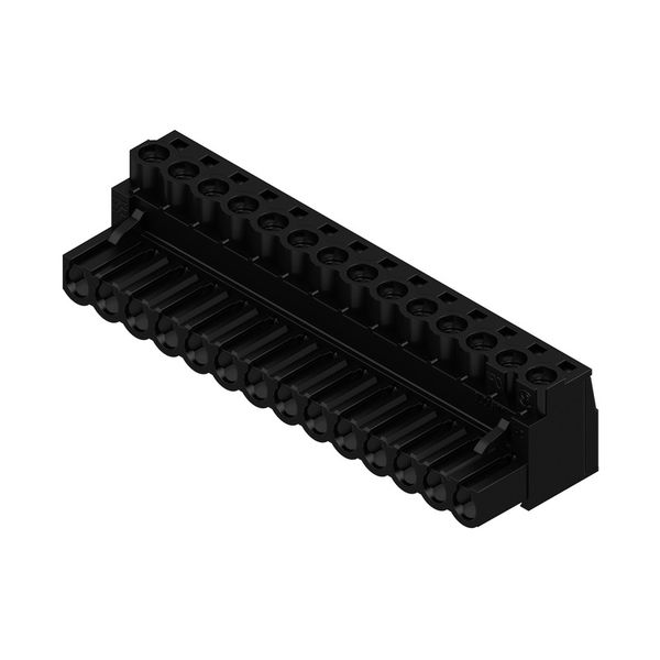 PCB plug-in connector, female plug, 5.00 mm, Number of poles: 14, 180°, Clamping yoke connection, Clamping range, max. : 4 mm², Box image 4
