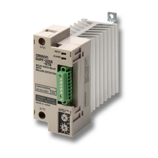 Solid-state relay 25A, 200-480VAC, with built in current transformer, G3PF0015G image 4