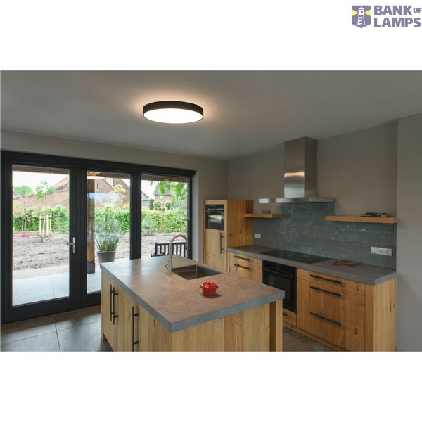 MEDO® 60, wall- and ceiling-mounted light, round, 2700/3000/4000K, 39W, trailing-edge phase, 110°, black image 3