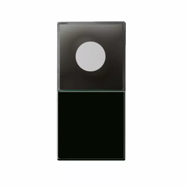 1P NC 10A PUSH-BUT.+LIGH.LENS LI.1M image 1