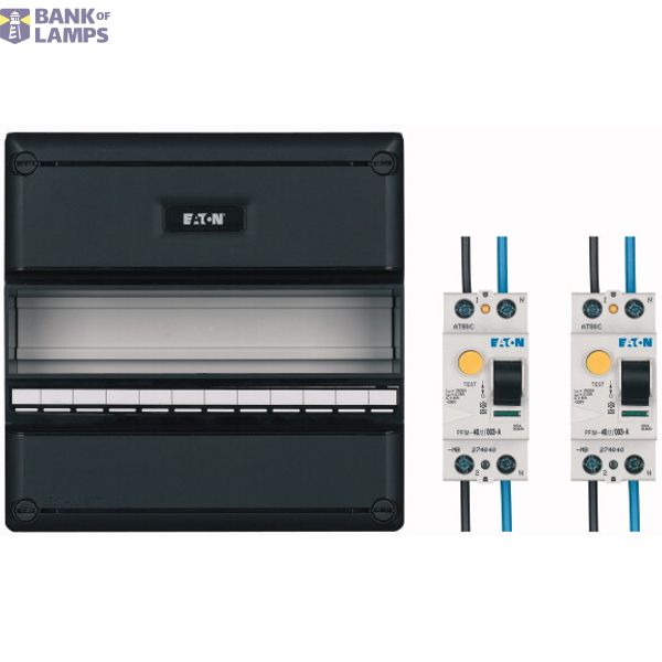 Systeem 55 consumer unit + 2x RCD 2-pole 40A, 30mA, A image 2