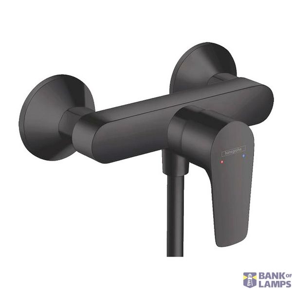 Talis E shower mixer, matte black image 1