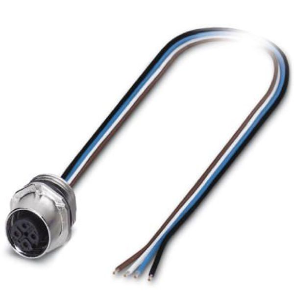 SACC-E-FS-4CON-M16/1,5 SCO - Device connector front mounting image 1