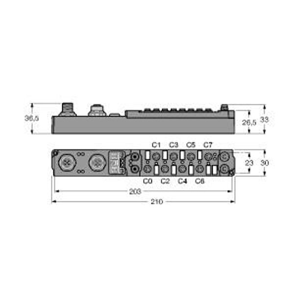 piconet Coupling Module for DeviceNet 4 Digital PNP Inputs Filter 3 ms   SDNL-0404D-1003 image 1