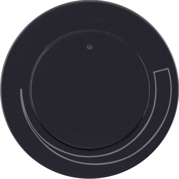 Centre plate for speed cont., setting knob, R.1/R.3, black glossy image 1
