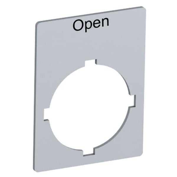 Single central plate with labeling field Busch-balance® SI image 6