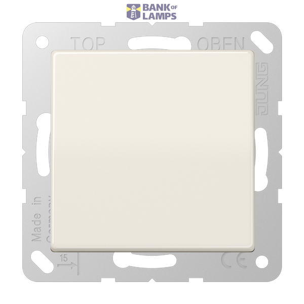 SCHUKO socket, 16 A 250 V ~, without claws, hinged cover, thermoplastic, AS series, white image 1