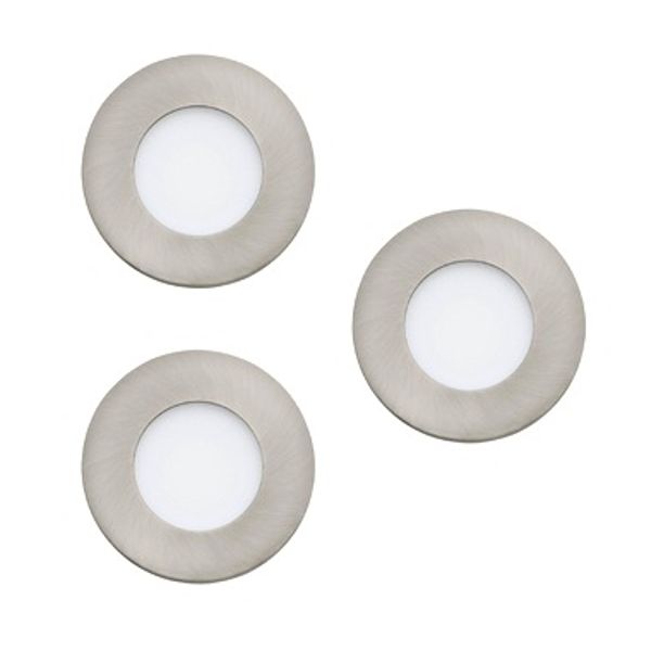 FUEVA DL SetX3 3X2,8W 1170lm tuneable white nickel image 1