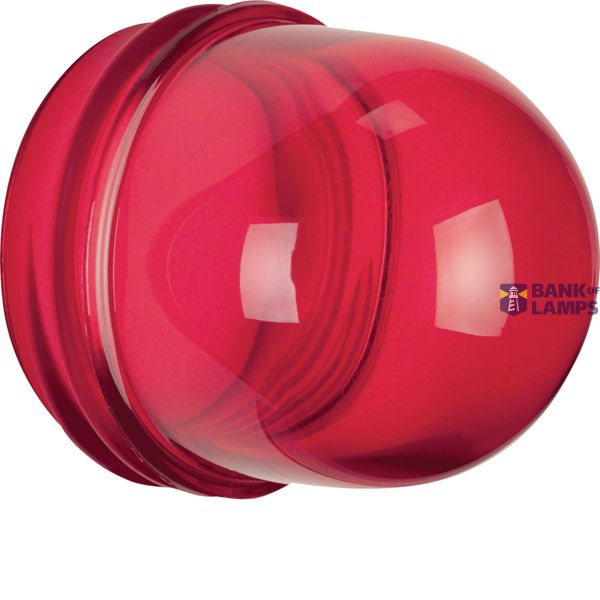 Lens for light signal element E14, red transparent high image 1