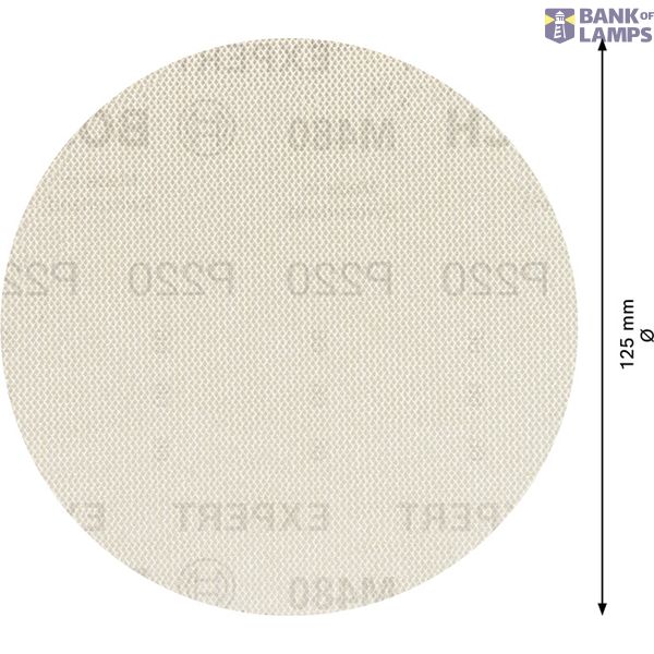 EXPERT M480 Sanding Net for Random Orbital Sanders 125 mm, G 220 50-pc image 2