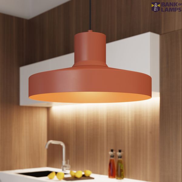 Pendant lamp BILO red ochre image 5