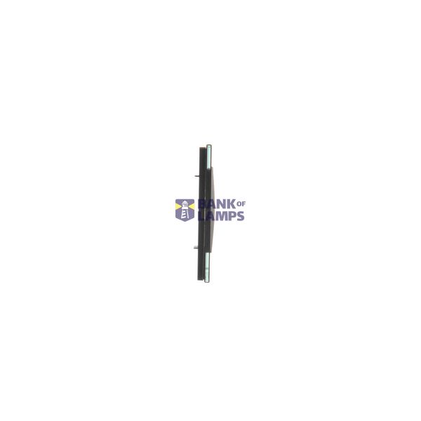 1/4 key without pictogram for electronic products, black matt image 1