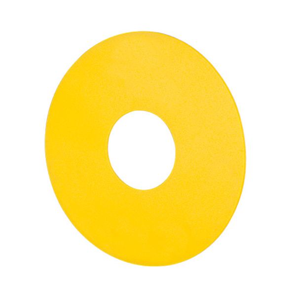Emergency legend plate Ø 90, blank image 1