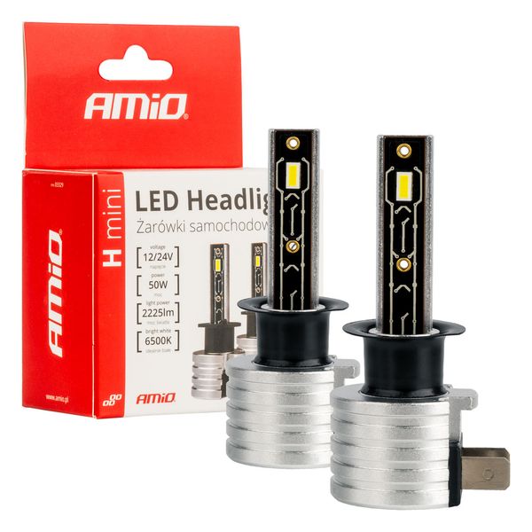LED Headlights H-mini Series H1 AMiO-03329 image 1