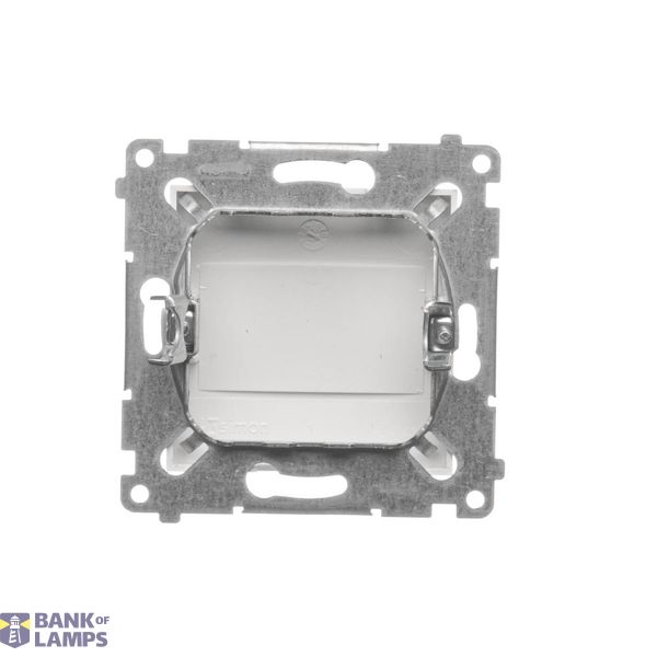 Bell Button, (module), 10AX, quick connection, Silver matt, metalic image 1