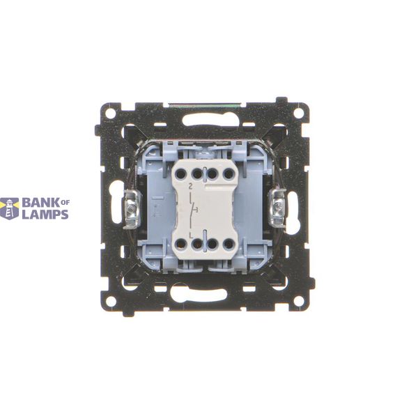 Single computer socket RJ45 category 6 with anti-dust cover, (module), beige image 1