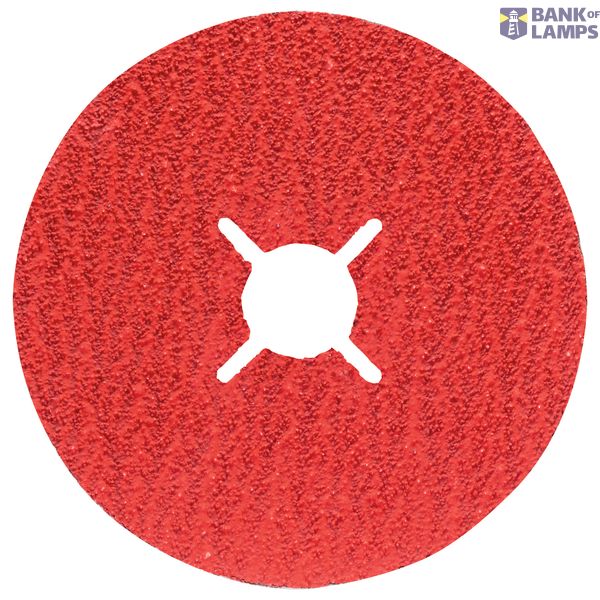 R780 fibre sanding disc, Best for Metal + Inox 115 x 22.23 mm, G60 image 1