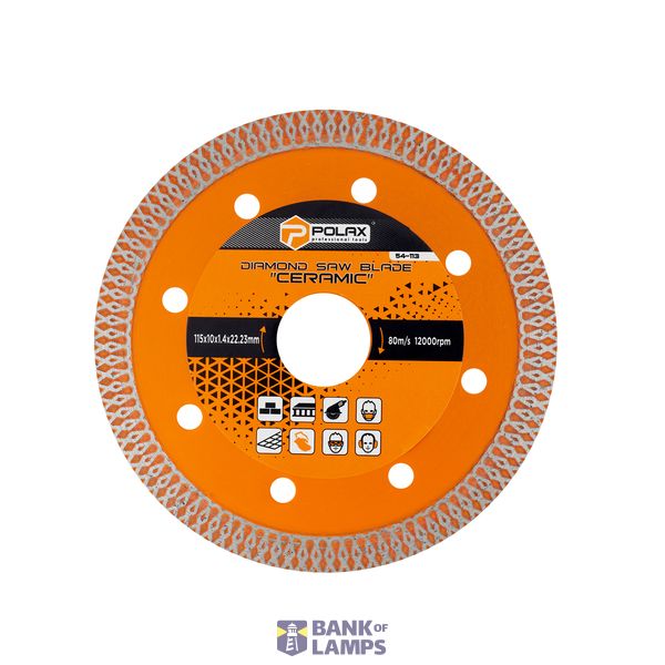 Diamond saw blade "Ceramic" 115x10x1.4x22.23mm image 1