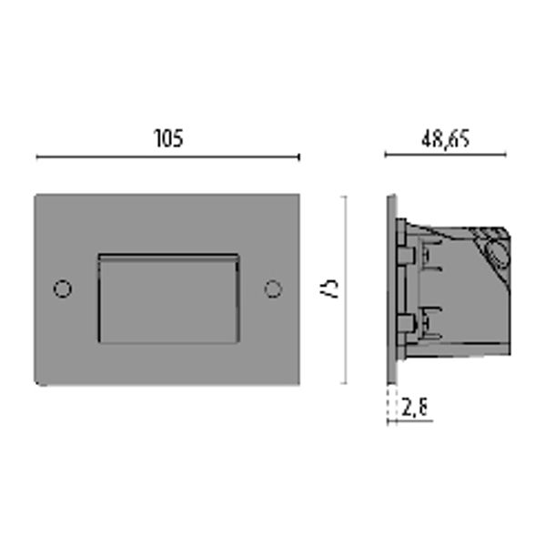 Insert+Zero 4.5W 3000K Gray image 6