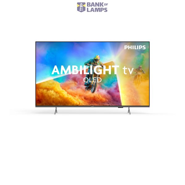 Philips 4K QLED Ambilight TV | 43PQS8501/12 | 43" | Smart TV | TITAN OS | UHD | Black image 1