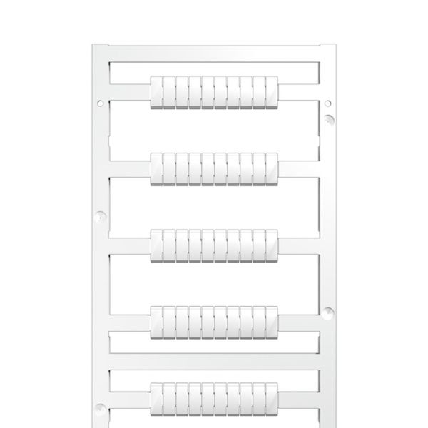 MultiFit, Terminal marker, 9 x 4 mm, Pitch in mm (P): 4.00 WAGO, Legrand, white image 1