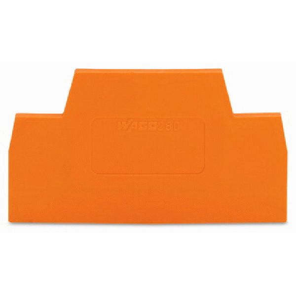 End and intermediate plate 2.5 mm thick orange image 2