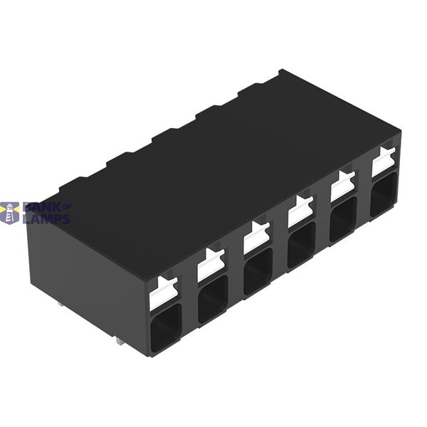 THR PCB terminal block push-button 1.5 mm² black image 1