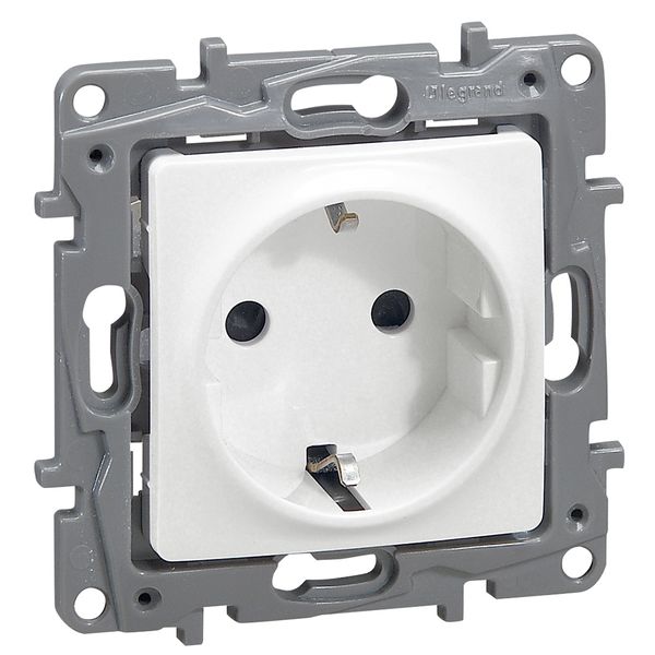 2P+E SCH SHUT WHITE image 1