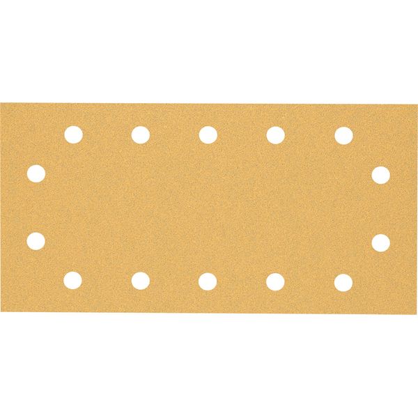 EXPERT C47 Sandpaper with 14 holes for Orbital Sanders 115 x 23 mm, G 8 1-pc image 1