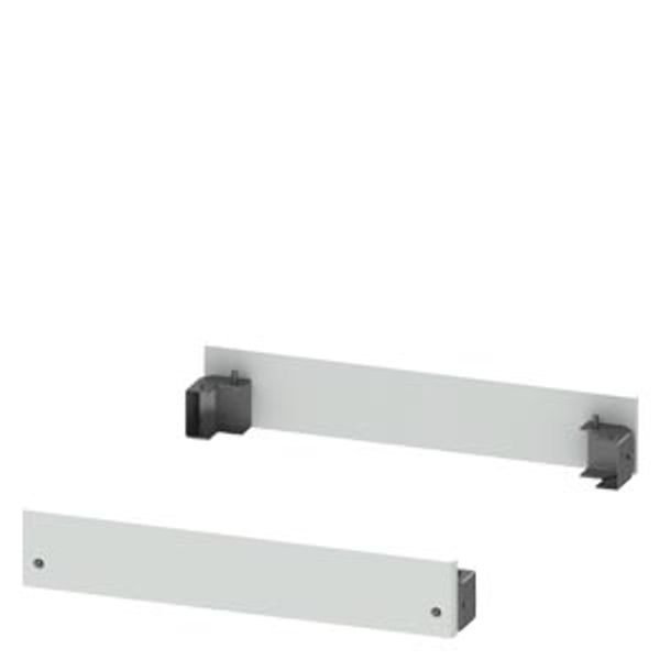 SIVACON, base, for cubicles with door at the front and the rear, H: 100 mm image 1
