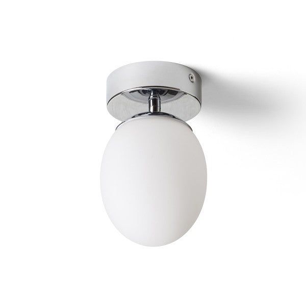 MERINGUE 11 ceiling opal-colored glass/chrome 230V LED G9 9W IP44 image 1