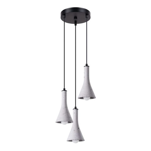 HANGING LAMP REA 3P CONCRETE E14 3X12W IP20 image 1