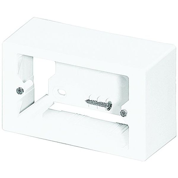 SURF MOUNT BOX F/ITALIAN/AMERIC TYPE MEC WHIT image 1