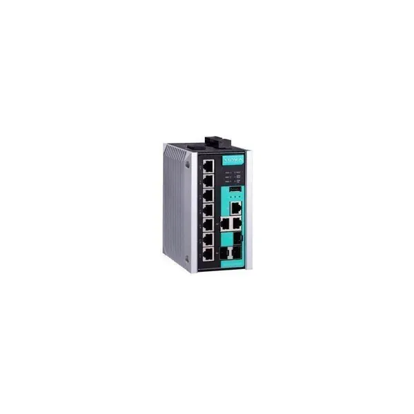 MOXA – EDS-510E-3GTXSFP – Managed Gigabit Ethernet switch with 7 10/100BaseT(X) ports image 1
