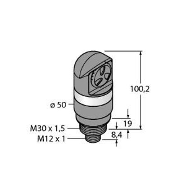 LED Signal Light Tower Light   TL50BLYALSQ image 1