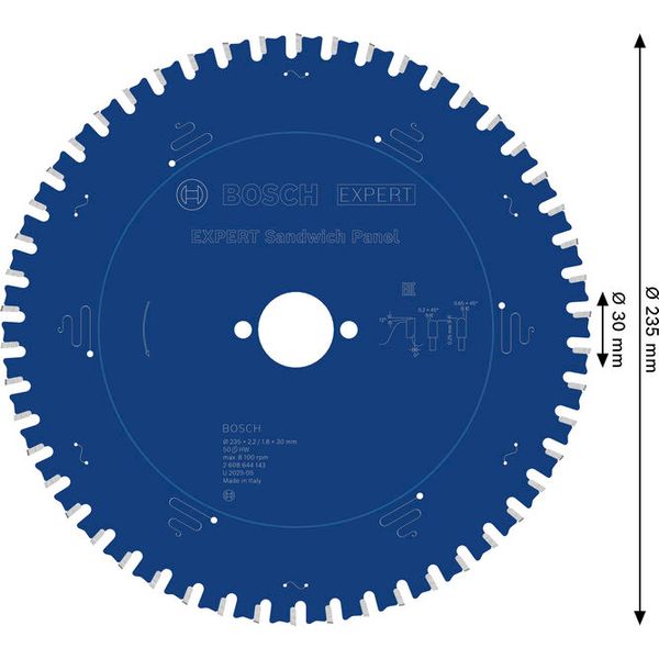 Expert for Sandwich Panel circular saw blade 235 x 30 x 2,2 mm, 50 image 2