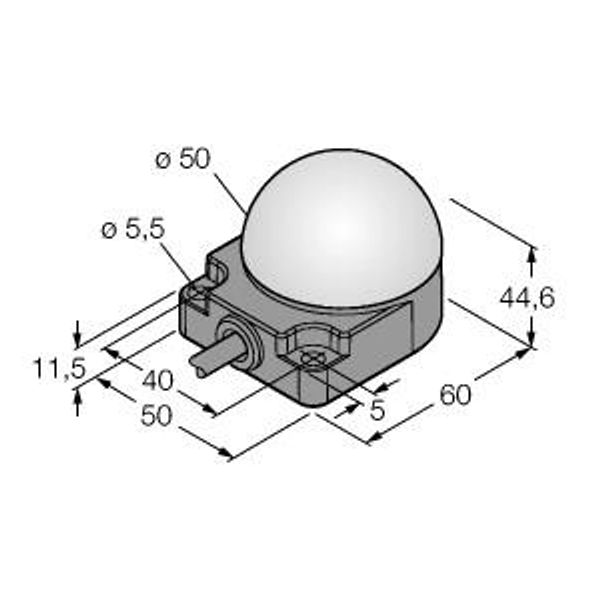 LED Signal Light Beacon   K50FLGRYBWP image 1